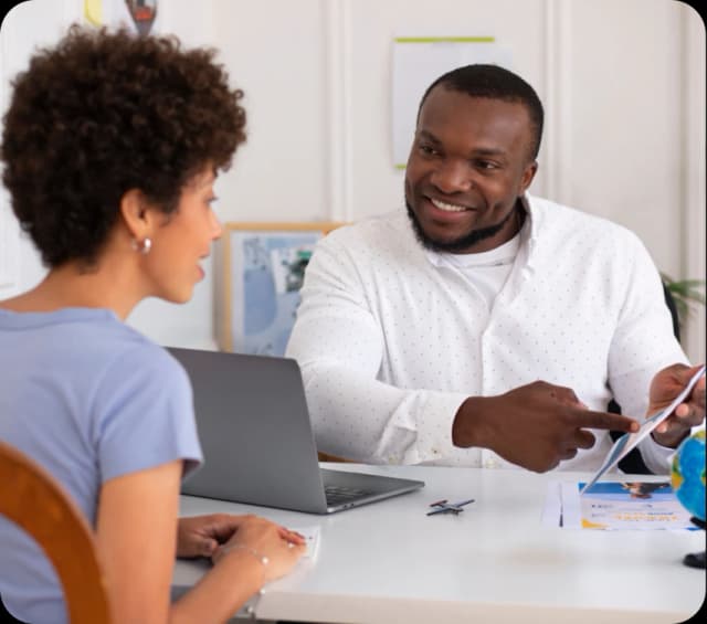 travel agency office